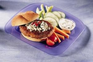 Butterball All Natural Round Seasoned Turkey Burger Patty (6 OZ, 40 Per Case)