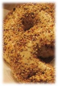 Burry Foodservice Thaw and Sell Everything Premium Sliced Bagel, 4 Ounce - 72 per case.