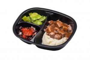 Golden Gourmet Charbroiled Beef Patty & Mashed Potatoes (13 OZ, 20 Per Case)