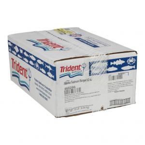 Trident Seafoods Ready To Cook Alaska Salmon Burger (3.2 OZ, 50 Per Case)