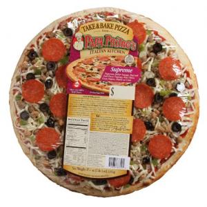 Papas Primos Large Supreme Pizza, 2.3 Pound - 6 per case.