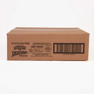 Schwans Red Baron Pepperoni Par Baked Pizza, 6 Ounce -- 12 per c