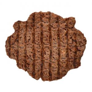 Kings Command Foods Old Fashioned Cooked Beef Steak Burger (5 OZ, 48 Per Case)