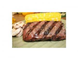 Seasoned Beef Flat Iron Steak, 16 Pieces of 10 Ounce, 10 Pound - 1 each.