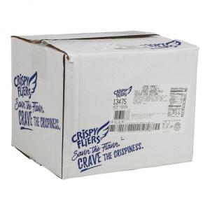 Crispy Fliers Fully Cooked Dusted Mild Chicken Wings (5 lbs, 3 Per Case)