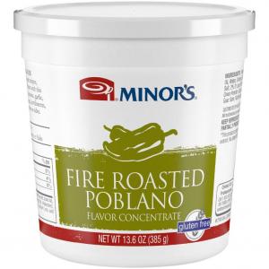 Minors Fire Roasted Poblano Flavor Concentrate, 13.6 Ounce -- 6