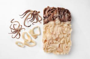 Pana Pesca Fully Cleaned Todarodes Squid Loligo Ring and Tenticl