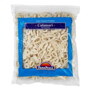 Pana Pesca Fully Cleaned Todarodes Squid Rings, 5 Pound -- 2 per