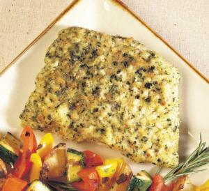 Fishery Summer Herb Crusted Lemon & Roasted Garlic Cod (10 lbs, 1 Pack)