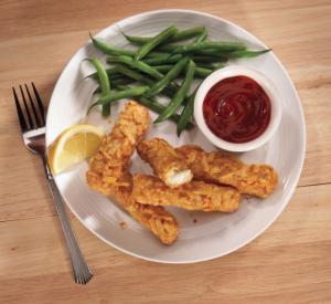 Viking Potato Crunch Nugget Alaska Pollock Stick, Cn Approved (10 lbs, 1 Pack)