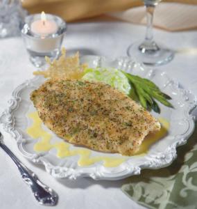 Fishery Roasted Garlic & Herb Pan Seared Tilapia Fillets (10 lbs, 1 Pack)