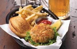 Handy Pub Style Crab Cakes, 3 Ounce - 24 per case.