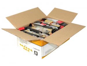 Frozen Seafood 41/50 White Peeled and Deveined Tail Off Raw Shrimp, 2 Pound - 5 per case.