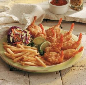 Oceanway Seafood Butterfly Breaded Shrimp - 16/20 Count, 3 Pound - 4 per case.