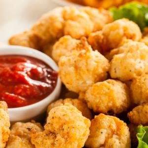 Singleton Oven Ready Popcorn Breaded Shrimp,Easy To Prepare (2.5 lbs, Pack Of 2)