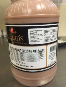 Girard'S Hot Thai Peanut Dressing And Sauce 1 Gallon/Jug - (2 Per Case)