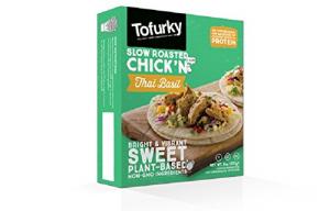 Tofurky Slow Roasted Thai Basil Chick'n, 8 Ounce (Pack of 5)