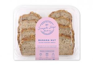 Simple Joys Bakery Banana Nut Sliced Cake 14.1 Oz (Pack of 10)