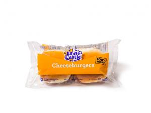 White Castle Cheeseburger 3.66 Oz x 16 (Pack of 32)