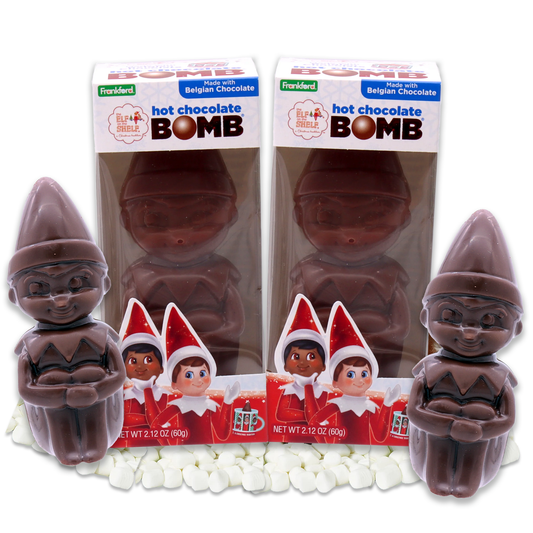 Elf on a Shelf Hot Cocoa Bombs 2 Pack, Christmas Hot Chocolate Bombs, Chocolate Bombs for Hot Cocoa, Hot Coco Bombs