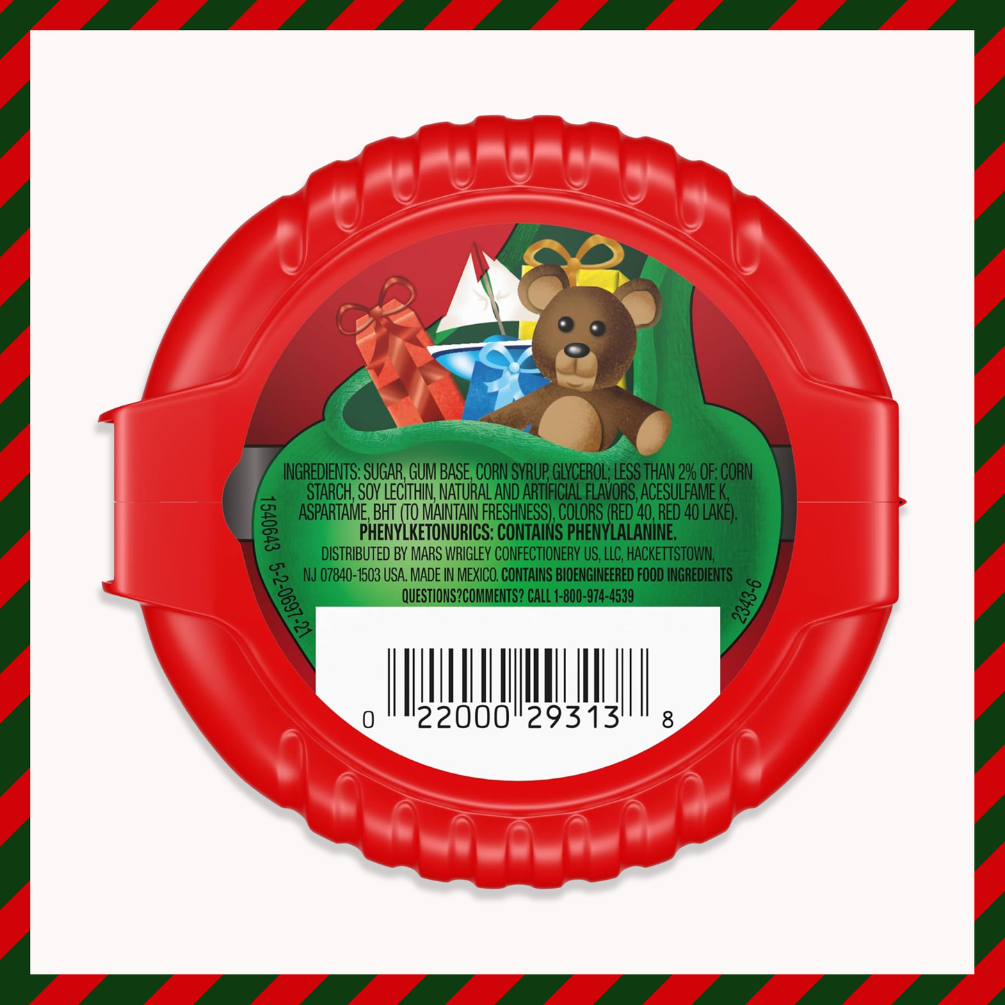Hubba Bubba Christmas Santa Pack of 3