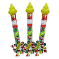 Hershey Kisses Grinch Candy Cane Tubes - Christmas Chocolate (Pack of 3)
