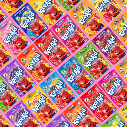 Kool Aid Variety Pack 45 Packets - 15 Flavors Drink Mix Assortment Gift Set