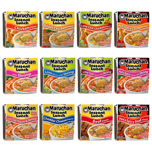 Instant Soup Variety Pack of 12 Different Flavors