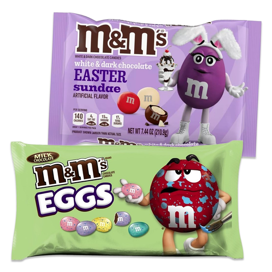 M&M's Easter Milk Chocolate and Sundae Variety Pack of 2