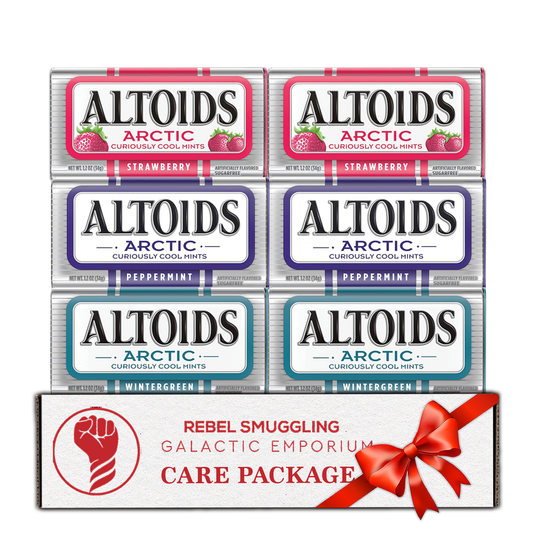 Arctic Mints Variety 6 Pack- 2 Each of 3 Flavors Gift Basket Care Package by Rebel Smuggling Galactic Emporium