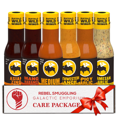 Buffalo Wild Wings Sauce Variety Pack - 6 Signature Flavors (12oz Bottles)
