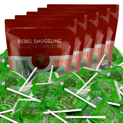 Caramel Apple Lollipops Bulk 5 x 2LB Bags by Rebel Smuggling Galactic Emporium (Total of 10lbs)