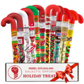 Christmas Candy Cane Tubes Variety 11 Pack of Stocking Stuffers for Kids