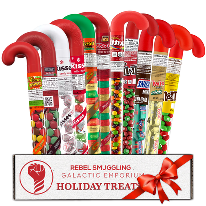 Christmas Candy Cane Tubes Variety 11 Pack of Stocking Stuffers for Kids