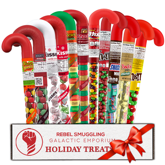 Christmas Candy Cane Tubes Variety 11 Pack of Stocking Stuffers for Kids