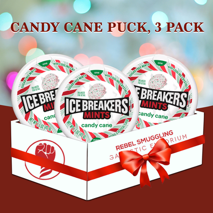 Ice Breakers Candy Cane Puck Pack of 3