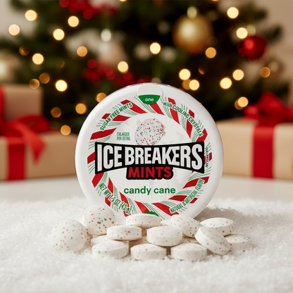 Ice Breakers Candy Cane Puck Pack of 3