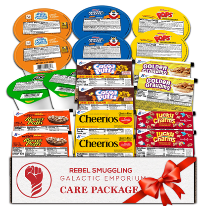 General Mills & Kellogg's Cereal Bowl Variety Pack of 9 Flavors 2 of Each (Pack of 18)- Mini Wheats 1oz, Lucky Charms 1oz, Cheerios .69oz, Apple Jacks .63oz, Corn Pops .75oz, Golden  Grahams, Cocoa Puffs 1.06oz, Reeses Puffs 1oz, Frosted Flakes 1oz