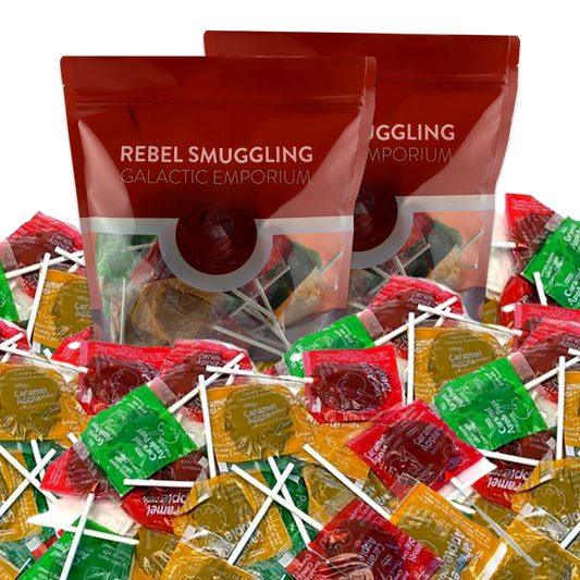 Orchard Apple Caramel Lollipops Bulk 4LB Bag by Rebel Smuggling Galactic Emporium
