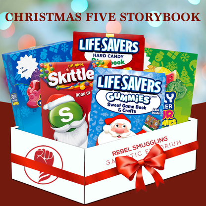 Christmas Candy Storybook Variety Pack - Jolly Rancher, Lifesavers & Skittles (5 Books)