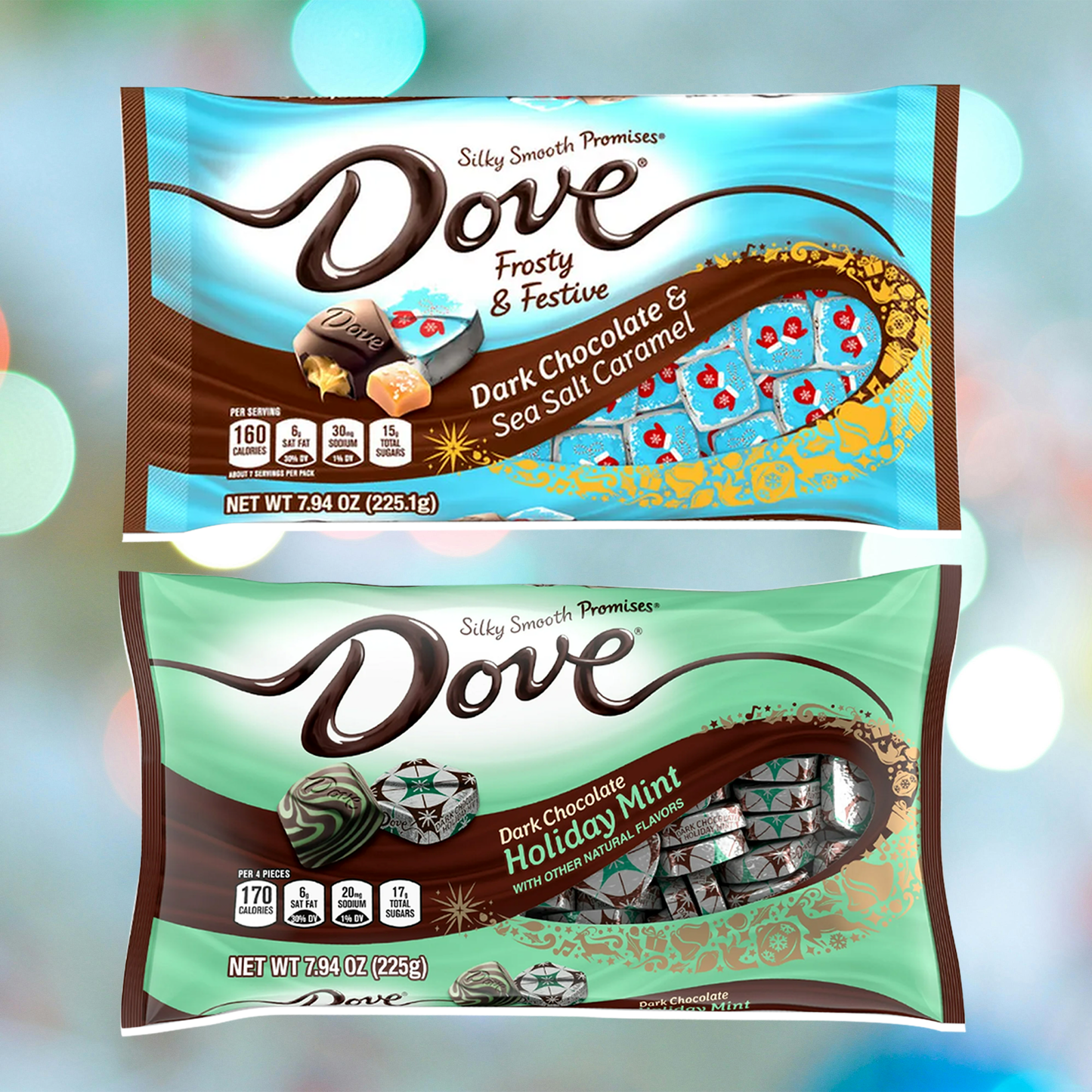 Dove Promises Variety Pack - 5 Flavors (Milk, Dark, Caramel & Mint Chocolate)