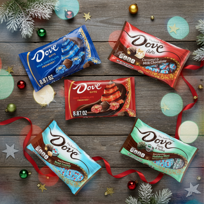 Dove Promises Variety Pack - 5 Flavors (Milk, Dark, Caramel & Mint Chocolate)