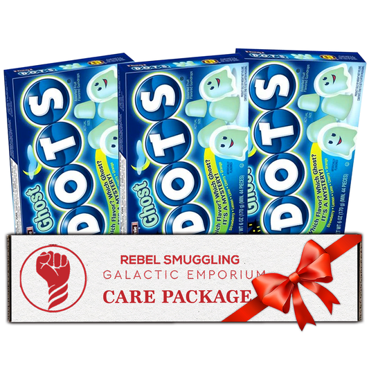 Dots Halloween Ghost Candy 3 Pack of 6oz Boxes by Rebel Smuggling Galactic Emporium