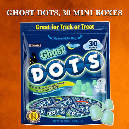 Halloween Dots Ghost Candy 30 Pack of Mini Boxes by Rebel Smuggling Galactic Emporium