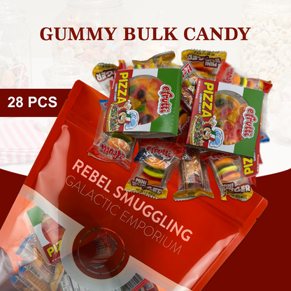 Efrutti 10 Gummy Burgers 10 Gummy Hot Dogs and 8 Gummy Pizzas