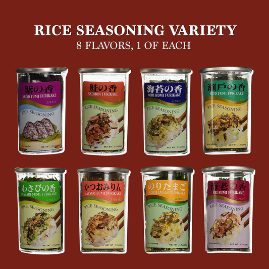 Furikake Rice Seasoning Variety 8 Pack Care Package Gift Basket by Rebel Smuggling Galactic Emporium