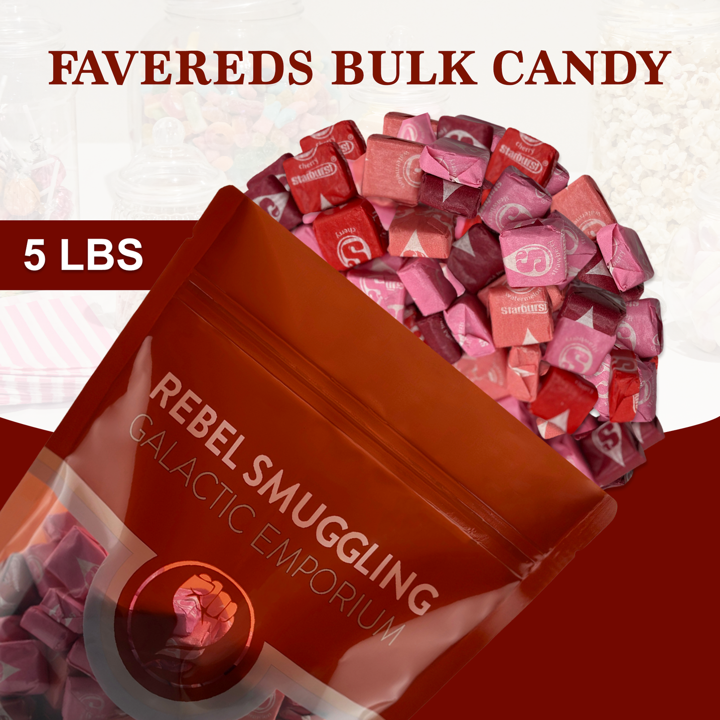 Starburst Fave Reds, 5LB Bag