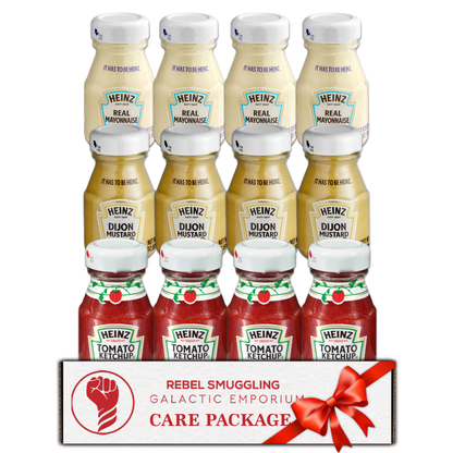 Heinz Mini Bottle Variety Pack- 4 Each- Ketchup, Mustard, Mayo