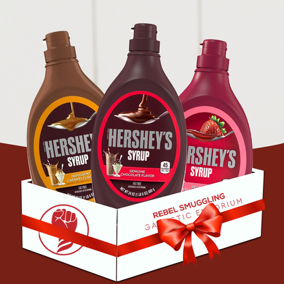 Hershey's Syrup Variety Pack - 3 Classic Flavors (Chocolate, Strawberry, Caramel)