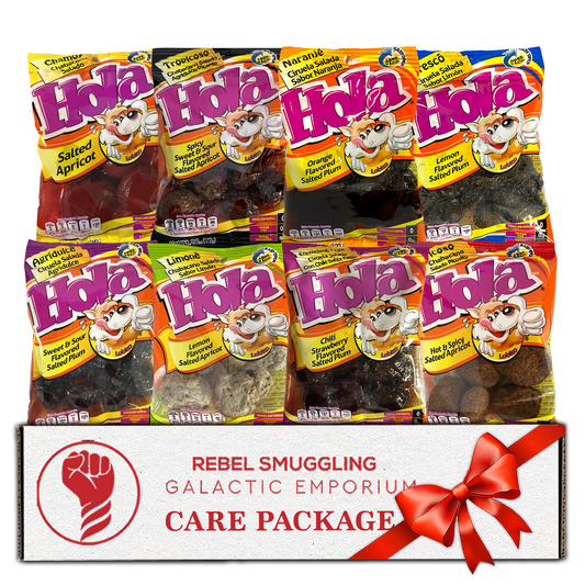 Hola Saladitos Variety Pack - 8 Flavors Mexican Plum Candy Gift Basket